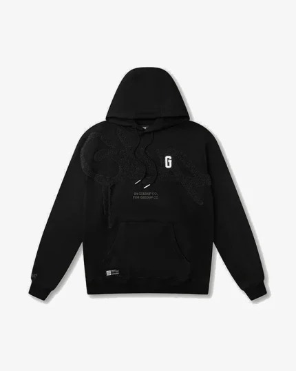 GEEDUP HANDSTYLE G BLACK CHARCOAL HOODIE