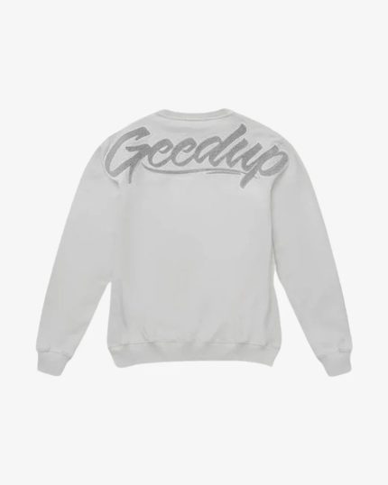 GEEDUP OS SCRIPT ICE GREY CREWNECK