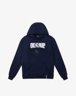 GEEDUP PLAY FOR KEEPS HOODIE NAVY WHITE