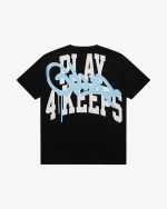 GEEDUP PLAY FOR KEEPS TEE BLACK BLUE