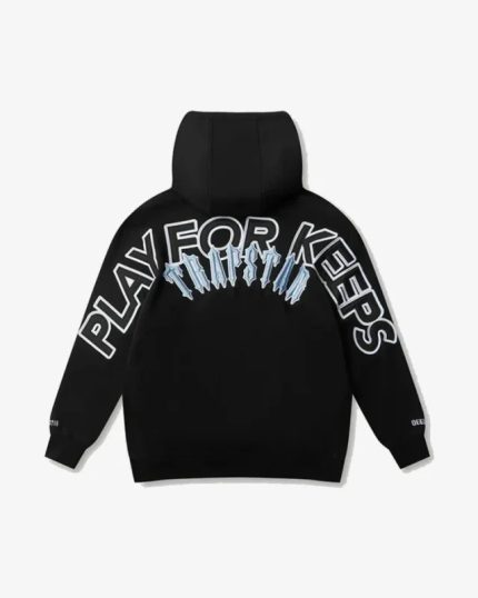 GEEDUP X TRAPSTAR GATE PFK BLACK COOL BLUE HOODIE
