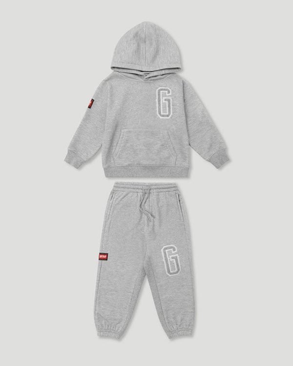 Geedup OS G Kids Tracksuit Grey