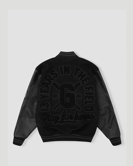 Geedup 13YR PFK Varsity Jacket Black
