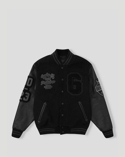 Geedup 13YR PFK Varsity Jacket Black