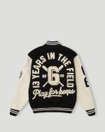 Geedup 13YR PFK Varsity Jacket Black Cream