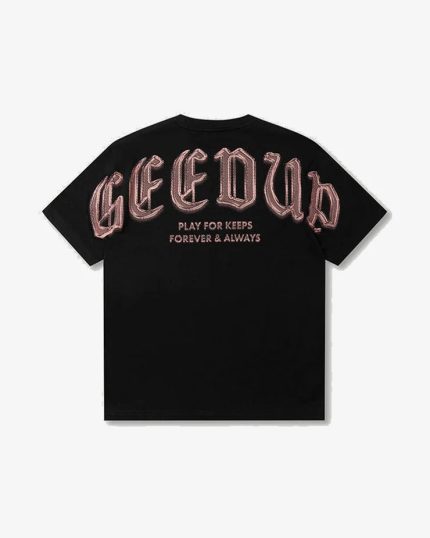 Geedup Chrome Tee Black Rose