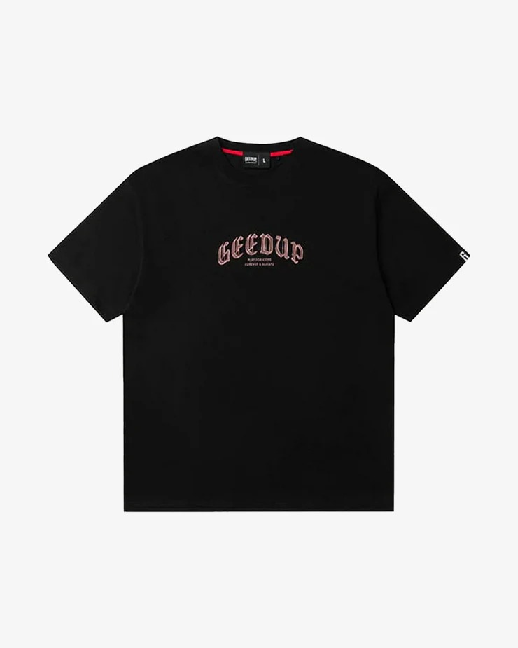 Geedup Chrome Tee Black Rose Geedup Chrome Tee Black Rose