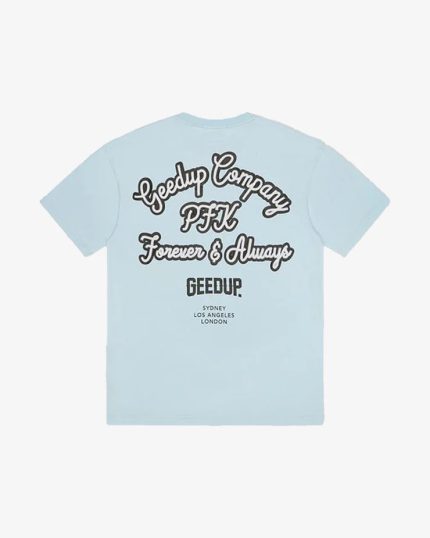 Geedup Company Tee Light Blue