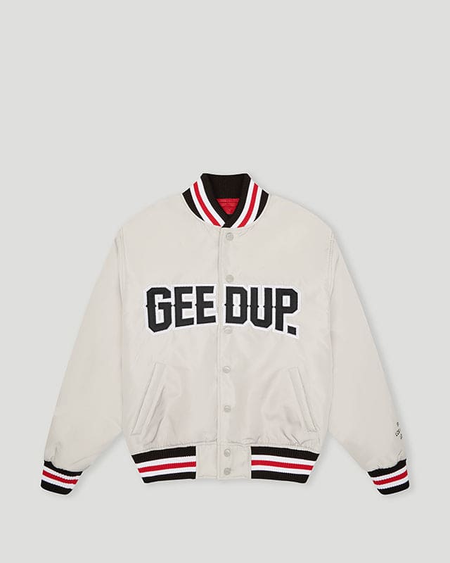 Geedup Company Varsity Grey Red Geedup Company Varsity Grey Red