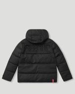 Geedup Core Logo Reversible Puffer Jacket Black