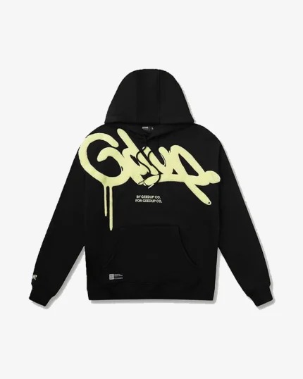 Geedup Handstyle Black Sorbet Hoodie
