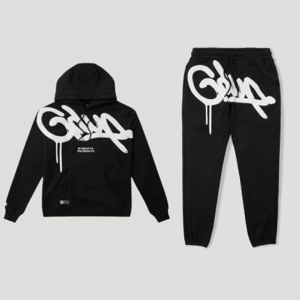 Geedup Handstyle Tracksuit Black White
