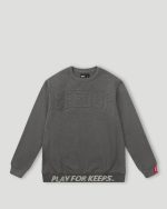 Geedup PFK Core Logo Embossed Crewneck Asphalt