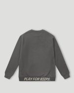Geedup PFK Core Logo Embossed Crewneck Asphalt