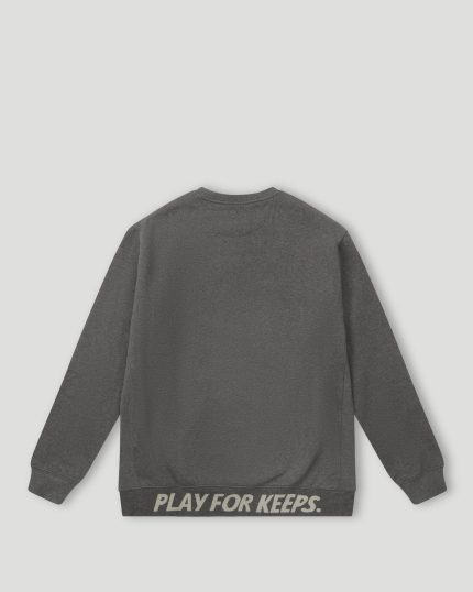 Geedup PFK Core Logo Embossed Crewneck Asphalt