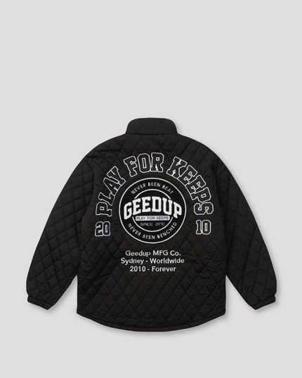 Geedup PFK Quilted Jacket Black