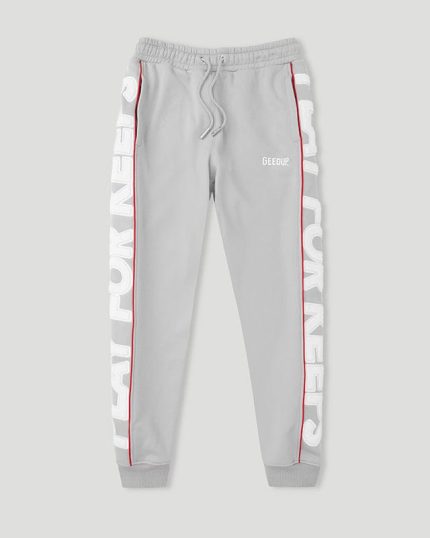 Geedup Play For Keeps Trackpants Grey Red