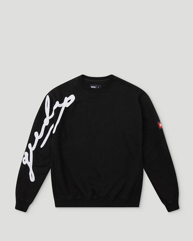 Geedup Script Logo Crewneck Black Geedup Script Logo Crewneck BlackGeedup Script Logo Crewneck Black