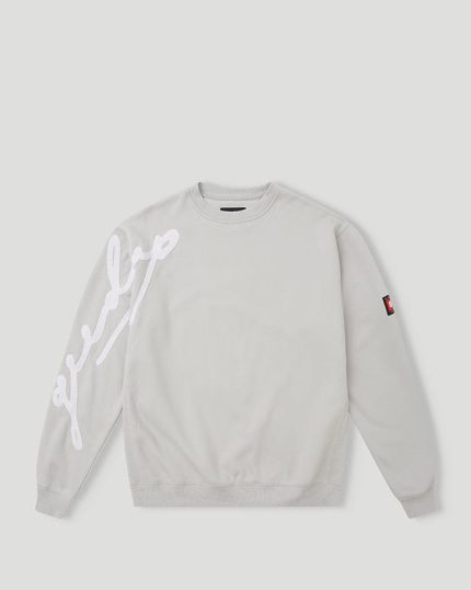 Geedup Script Logo Crewneck Grey