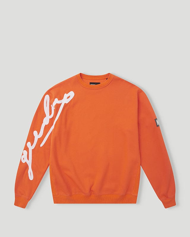 Geedup Script Logo Crewneck Orange Geedup Script Logo Crewneck Orange