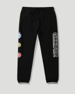 Geedup Sportsman Badges Trackpants Black
