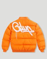 Geedup Team Logo Handstyle Reversible Bomber Black Orange
