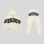 Geedup Team Logo Tracksuit Buttercream Black