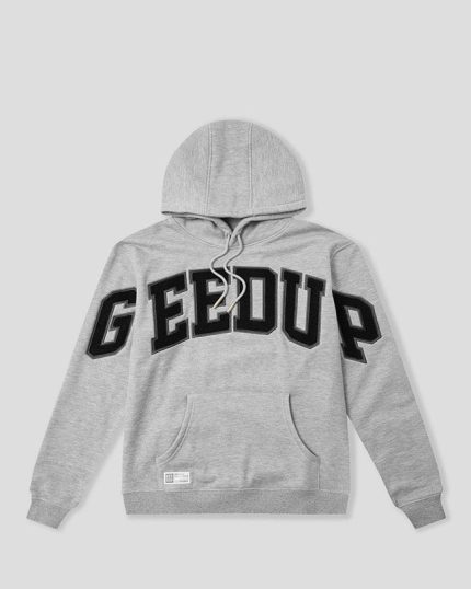 Geedup Team Logo Tracksuit Grey Marle Black